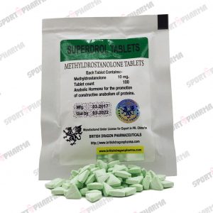 Superdrol Tablets 100tab/10mg (British Dragon)